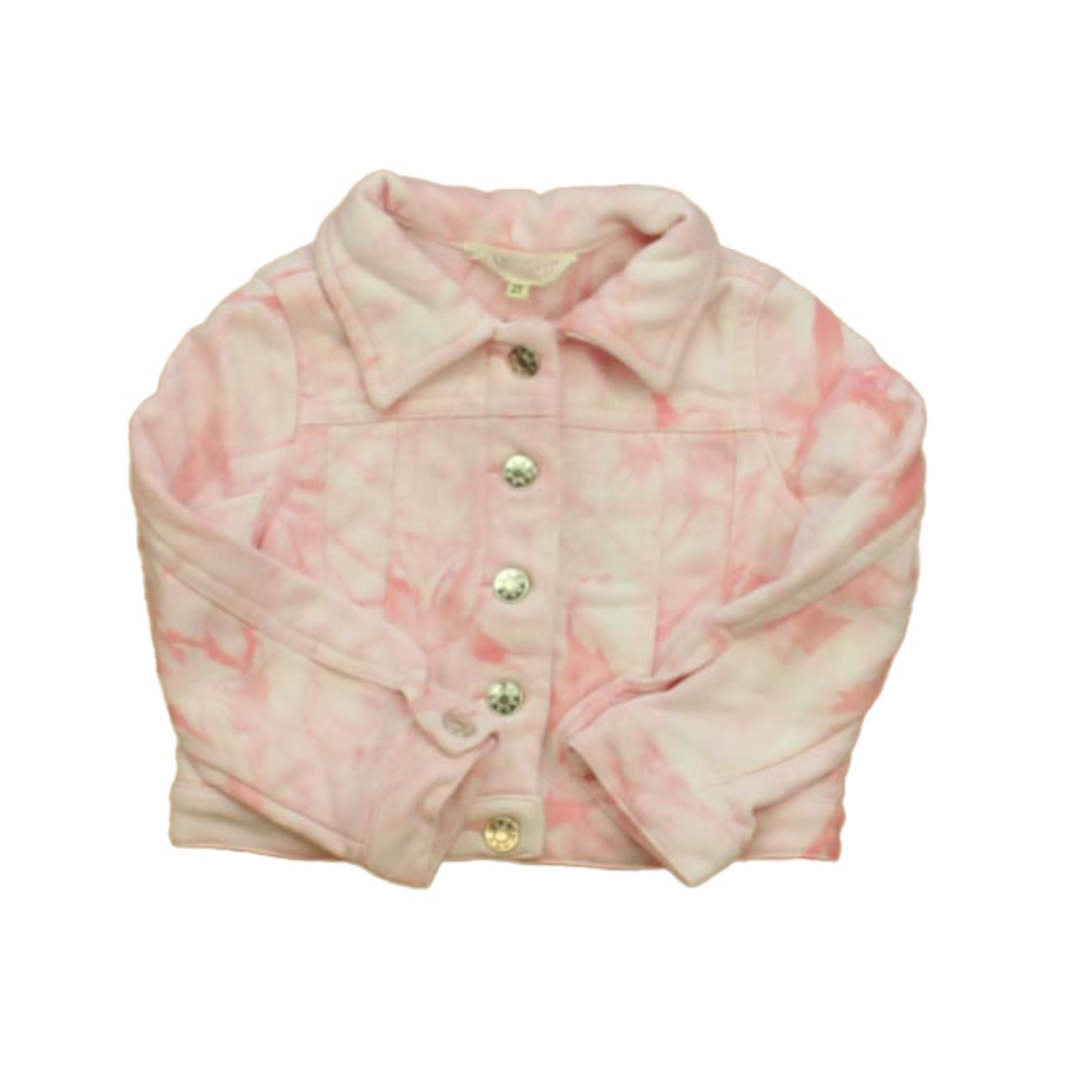Baby Sara Girls Pink Tie Dye Jacket size: 2T